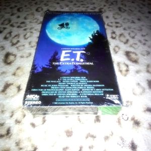 VHS movie new unopened black with green tape door
